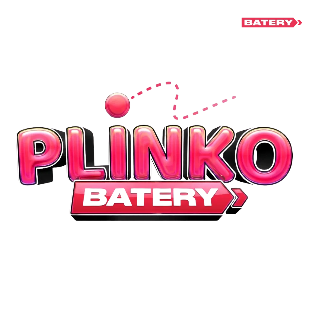 Colorful Batery Plinko game board with falling ball, multipliers, and “Play for Real Money in India” text