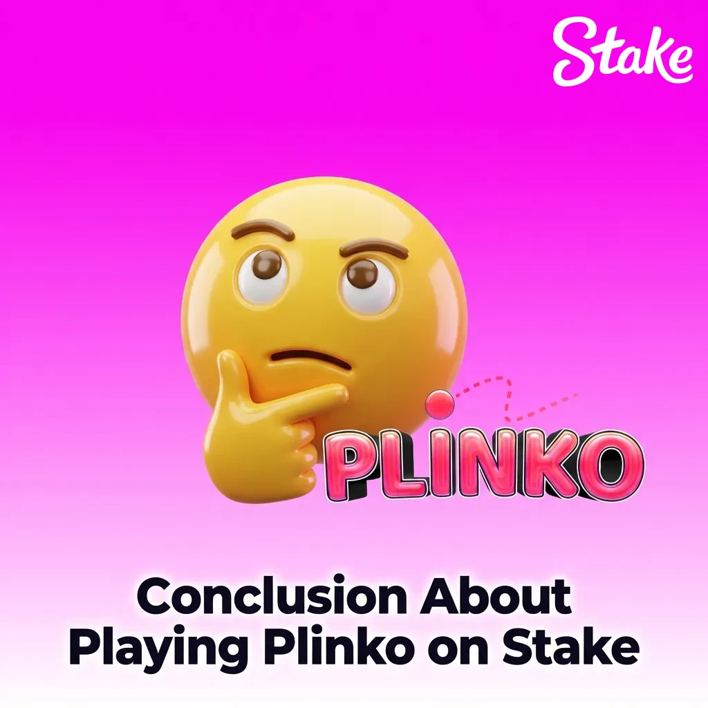 Illustration of Stake Plinko game with pegs, balls dropping, and casino UI text highlighting bonus, RTP, and demo mode