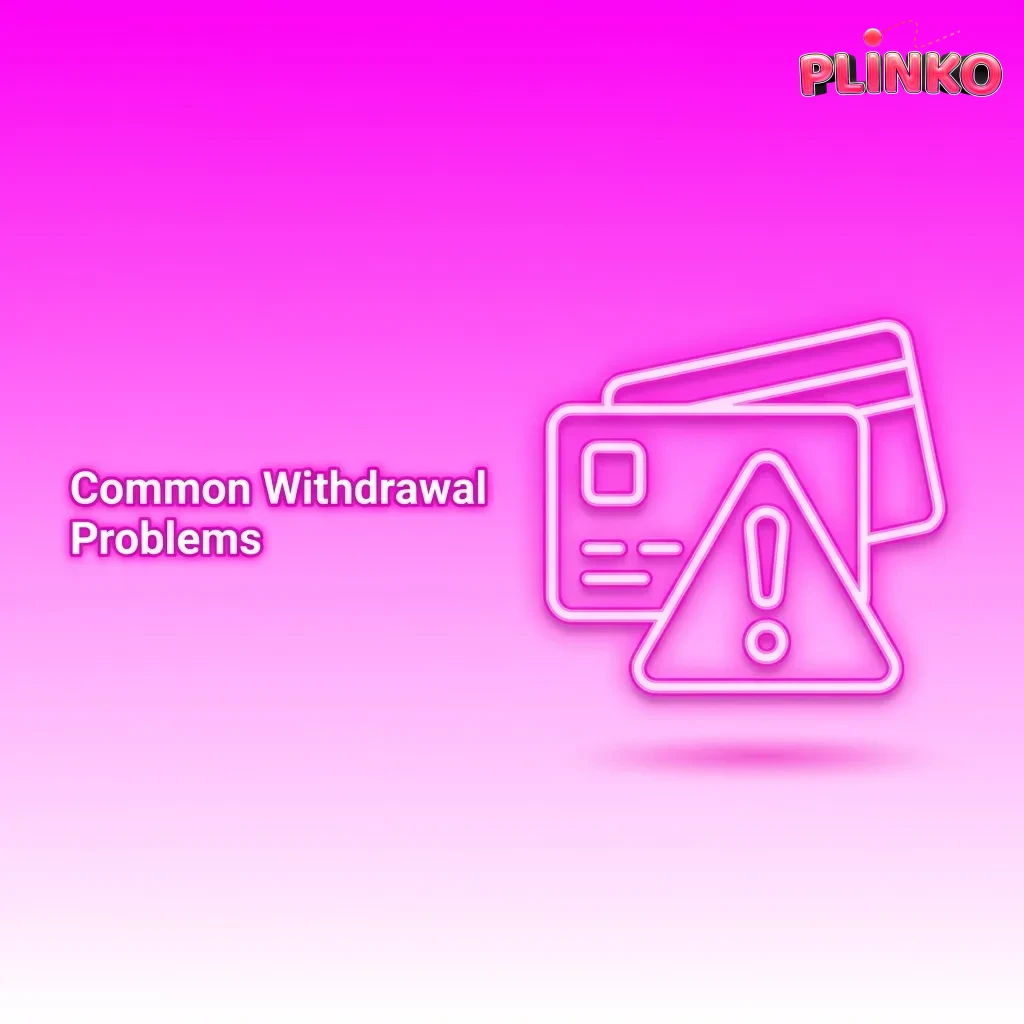 Infographic titled “Common Withdrawal Problems” listing KYC, mismatched details, limits, wagering, and technical issues