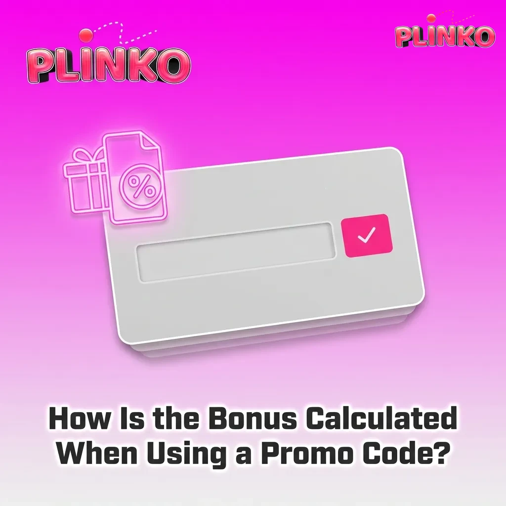 Infographic showing how Plinko promo code bonuses are calculated as deposit percentages with example rupee deposit scenarios
