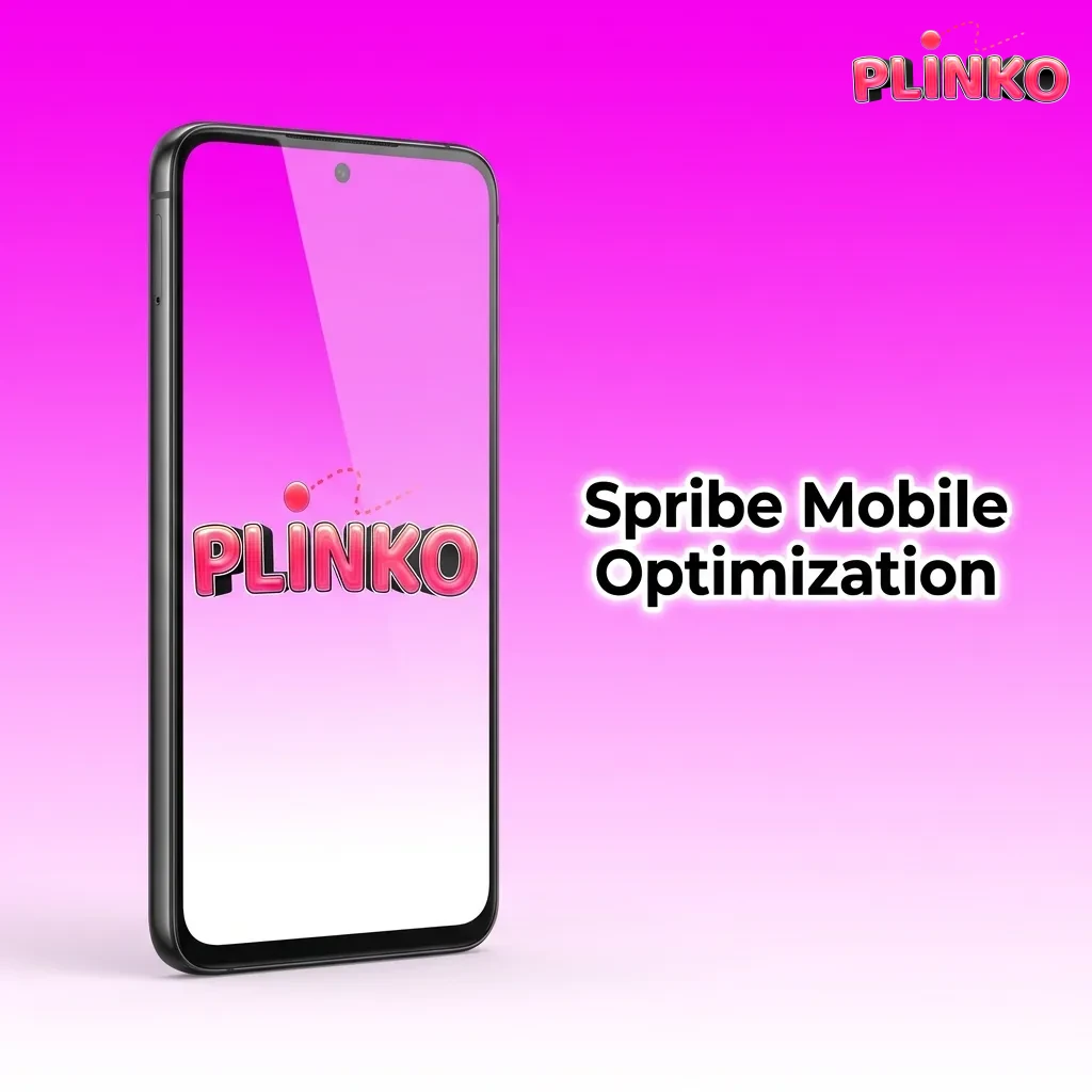 Hand holding a smartphone showing Spribe Plinko game with large touch-friendly buttons on a responsive mobile casino screen